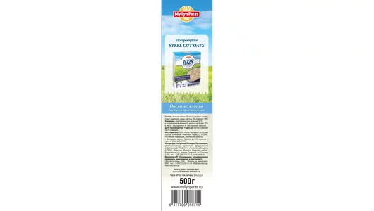 Хлопья Myllyn Paras 1928 овсяные б/п 1 мин 500 г