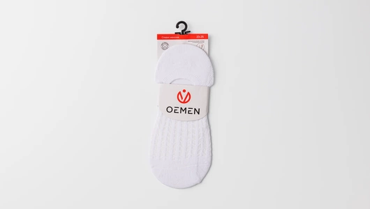 Следки женские молочные (1 пара), р. 23-25