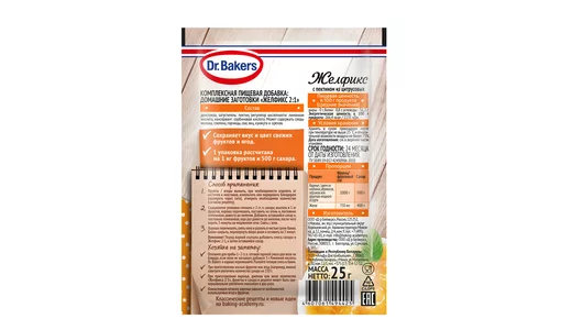 Желфикс Dr.Bakers 2:1 для консервирования 25 г