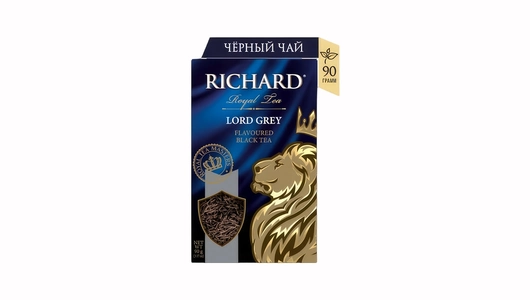 Чай черный Richard Lord Grey с ароматом бергамота и лимона среднелистовой 90 г Чай черный Richard Lord Grey с ароматом бергамота и лимона среднелистовой 90 г