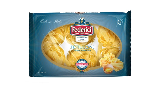 Макаронные изделия Federici №204 Fettuccine Лапша яичная в гнездах 200 г