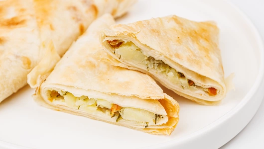 Конвертики с&nbsp;картофелем и&nbsp;опятами, постные