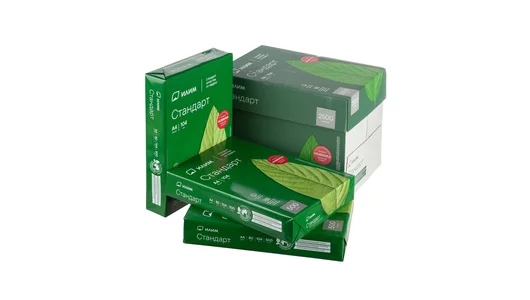 Бумага для офисной техники Илим (А4 марка C 80 г/кв.м 500 листов)