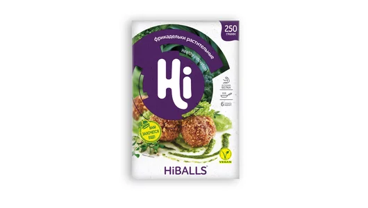 Фрикадельки растительные Hi HiBalls замороженные 250 г