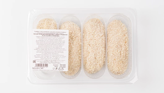 Котлеты из мяса цыплёнка-бройлера и индейки с моцареллой