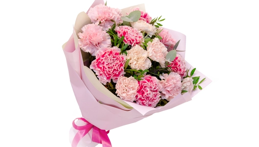 Букет из&nbsp;цветных гвоздик