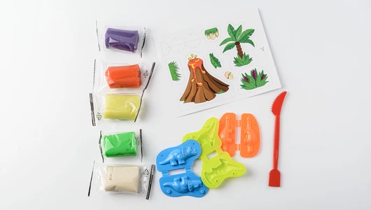 Набор для детской лепки "Динозавры" Набор для детской лепки "Динозавры"