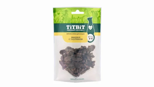 Мышки с таурином для кошек (Мягкие снеки) 50 г ТИТБИТ