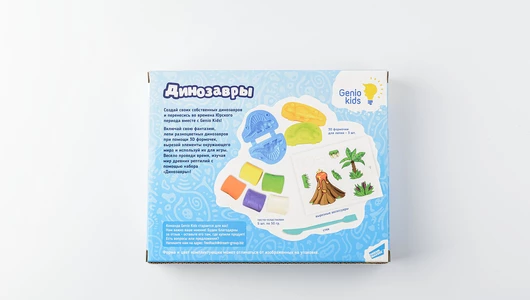 Набор для детской лепки "Динозавры" Набор для детской лепки "Динозавры"