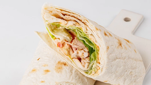 Шаурма с курицей и соусом "Бургер"