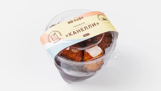 Пирожное "Канелли", кафе