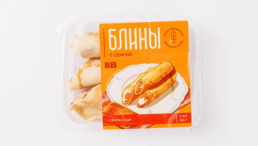 Блины с семгой, 150 г