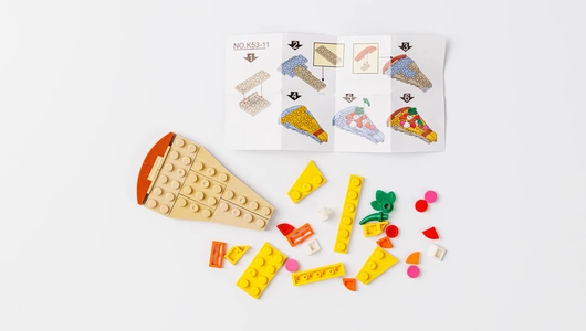 Набор игровой "Яйцо с конструктором: Еда"