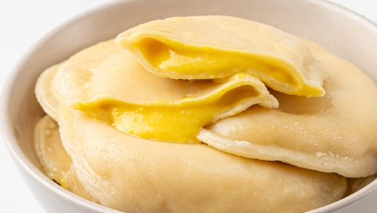 Вареники с манго и творожным сыром, ВЕС