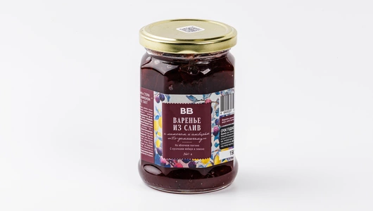 Варенье из слив с лимоном и имбирем, 360 г