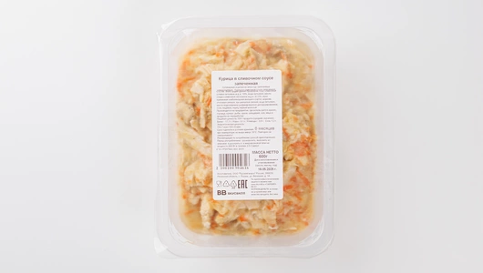 Курица в сливочном соусе запеченная, зам.