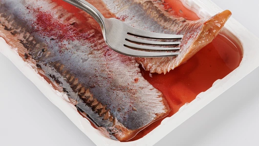 Сельдь тихоокеан. филе соленая в винной заливке, 230 г