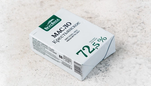 Масло крестьянское 72,5%, 200 г Масло крестьянское 72,5%, 200 г