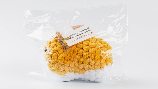 Игрушка вязаная "Хомяк" (в ассортименте)