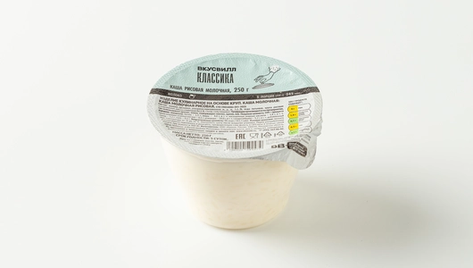 Каша рисовая молочная, 250 г