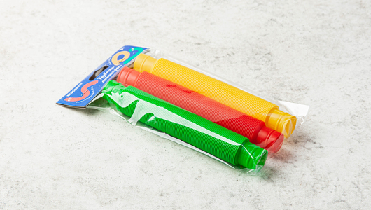 Трубочки-антистресс, 3 шт.