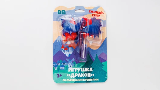 Игрушка "Дракон", со съемными крыльями, в ассортименте