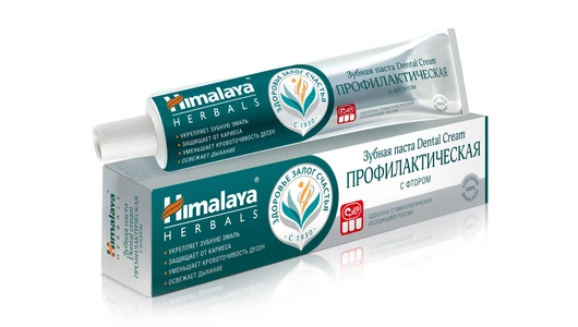 Зубная паста Himalaya Herbals Профилактическая 100 г Зубная паста Himalaya Herbals Профилактическая 100 г