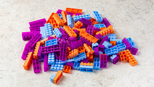 Конструктор блочный, 160 элементов, ВП