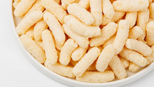 Палочки кукурузные с ароматом клубники и банана Палочки кукурузные с ароматом клубники и банана