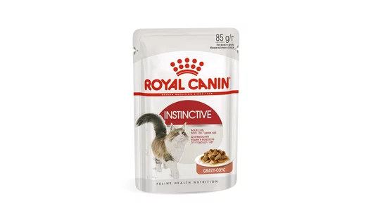 Royal Canin паучи Для взрослых кошек, кусочки в соусе, Instinctive