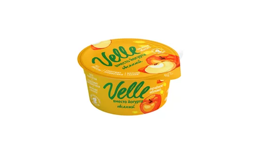Продукт овсяный Velle Печеное яблоко ферментированный 130 г