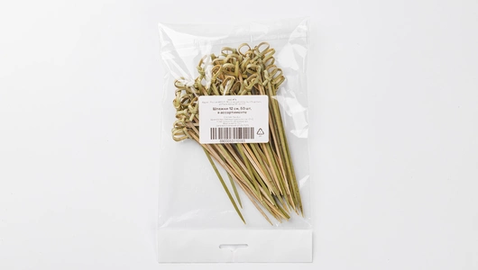 Шпажки бамбуковые в ассортименте 12 см, 50 шт