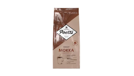 Кофе в зернах Poetti Daily Mokka натуральный жареный 1 кг