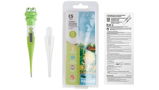 Термометр медицинский электронный CS Medica KIDS CS-82-f Лягушка Термометр медицинский электронный CS Medica KIDS CS-82-f Лягушка