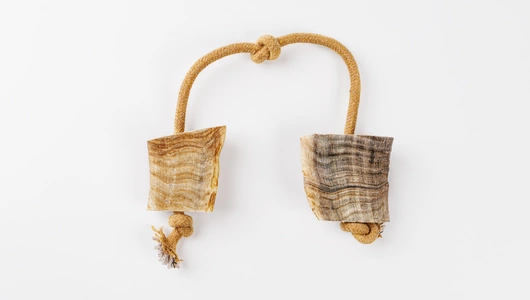 Лакомство для собак "Козий рог" на веревке