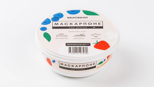 Сыр мягкий "Маскарпоне", 250 г