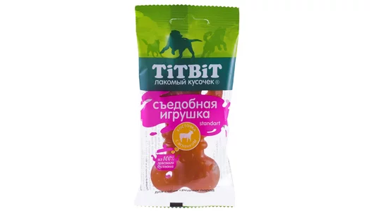 Съедобная игрушка косточка с ягненком Standart