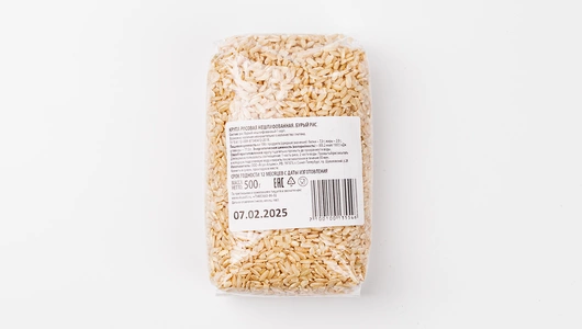 Рис бурый нешлифованный