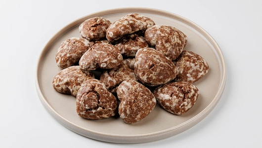 Пряники "Шоколадные" с кусочками апельсина Пряники "Шоколадные" с кусочками апельсина