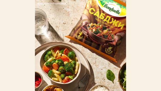 Смесь овощная Бондюэль Сабджи овощи по-индийски замороженная 400 г