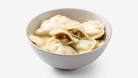 Вареники с вешенками