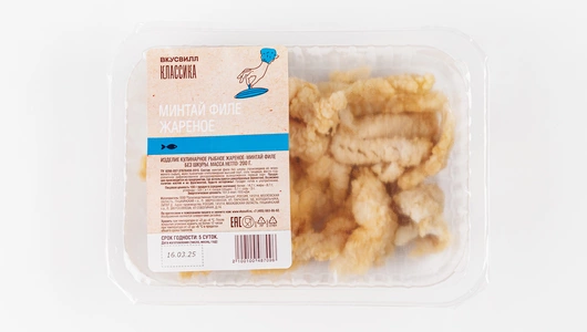 Минтай жареный филе, 200 г