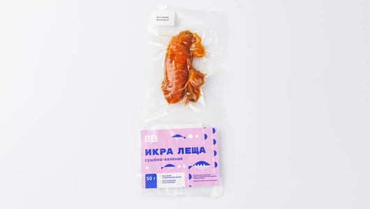 Икра леща сушено-вяленая, 50 г Икра леща сушено-вяленая, 50 г