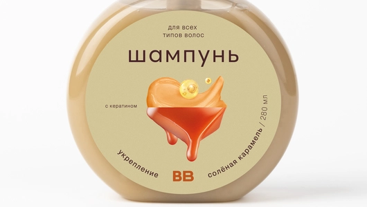 Шампунь восстанавливающий для всех типов волос "Соленая карамель" , 280 мл