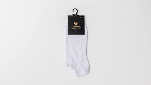 Носки мужские белые (1 пара), р.29-31 Носки мужские белые (1 пара), р.29-31