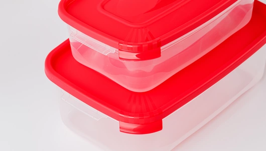 Комплект контейнеров прямоугольных "Каскад", 2шт (1,2л, 2,2л)