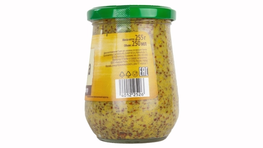 Горчица Kuhne Mustard grain Зернистая Ротиссер 250 мл