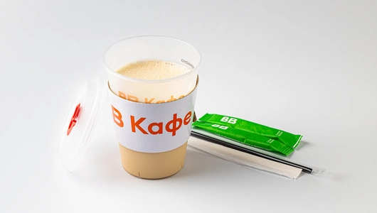 Латте с Арахисовой пастой 300 мл, кафе