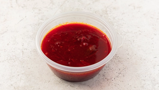 Борщ вегетарианский с гренкой Борщ вегетарианский с гренкой