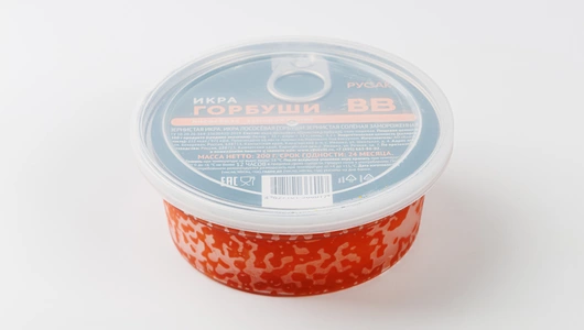 Икра лососевая горбуши замороженная, 200 г